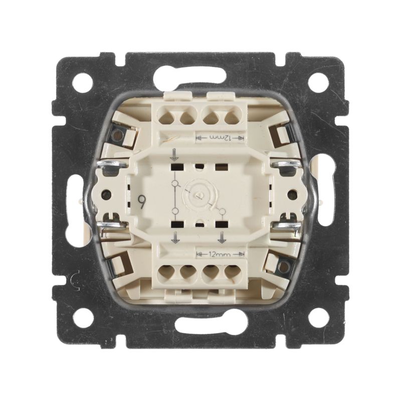 Механизм переключателя проходного на 2 направления 1-кл. СП Valena 10А IP31 250В сл. кость Leg 774306