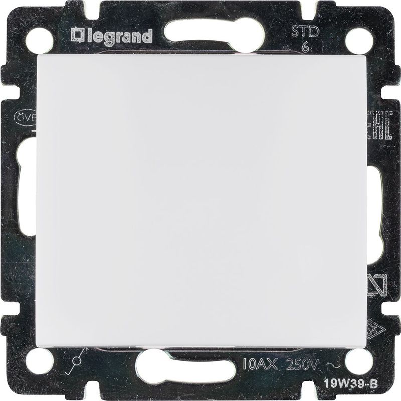 Механизм переключателя проходного на 2 направления 1-кл. СП Valena 10А IP31 250В бел. Leg 774406