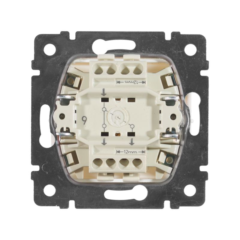 Механизм переключателя проходного на 2 направления 1-кл. СП Valena 10А IP31 250В бел. Leg 774406
