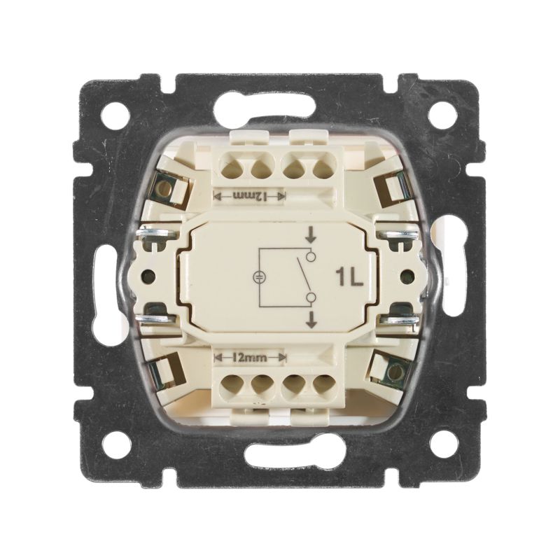 Механизм выключателя 1-кл. СП Valena 10А IP31 250В с зел. индикацией бел. Leg 774410