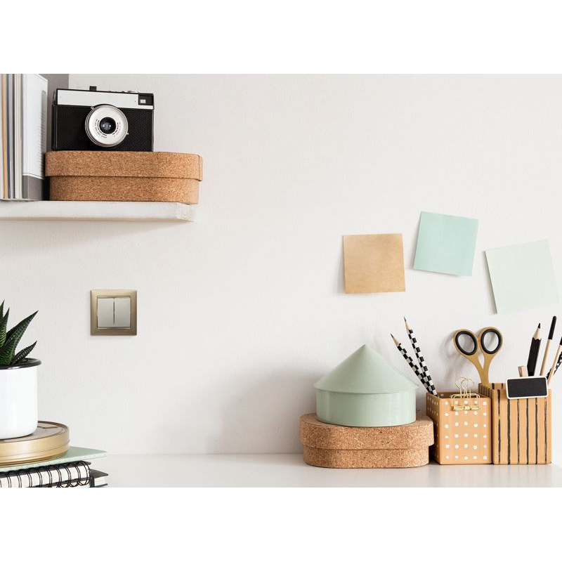 Механизм выключателя 2-кл. СП Valena 10А IP31 250В сл. кость Leg 774305