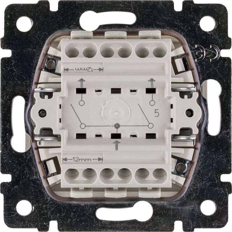 Механизм выключателя 2-кл. СП Valena 10А IP31 250В сл. кость Leg 774305