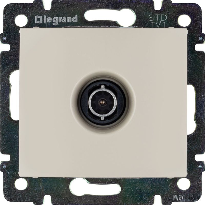 Механизм розетки TV СП Valena 1.5дБ сл. кость Leg 774329