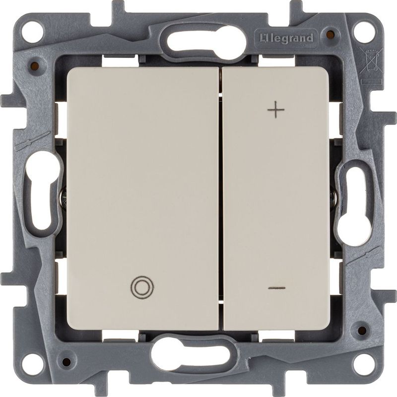 Механизм светорегулятора нажимного СП Etika 400Вт сл. кость. Leg 672318