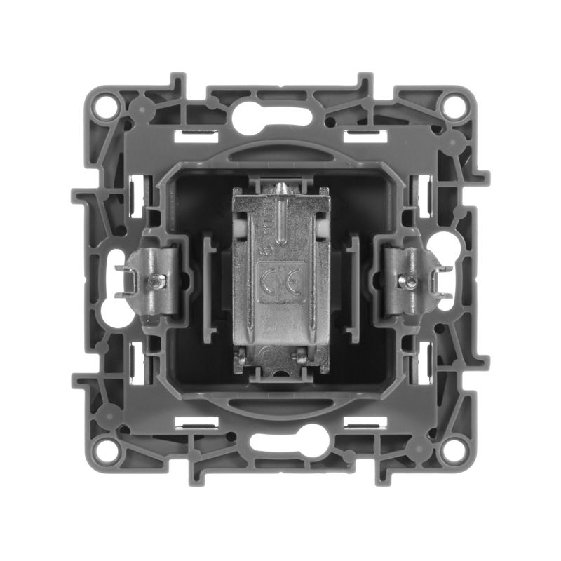 Механизм розетки TV СП Etika с топологией "звезда" 2дБ 0-2400 мГц антрацит Leg 672651