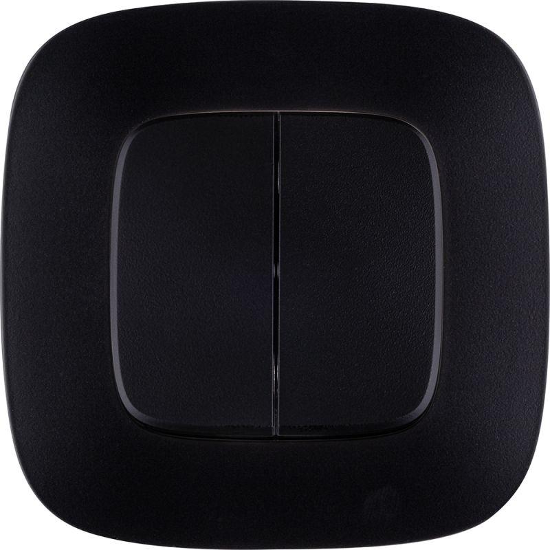 Механизм выключателя 2-кл. СП Valena Allure 10А IP20 250В с лиц. панелью безвинт. зажимы антрацит Leg 752915