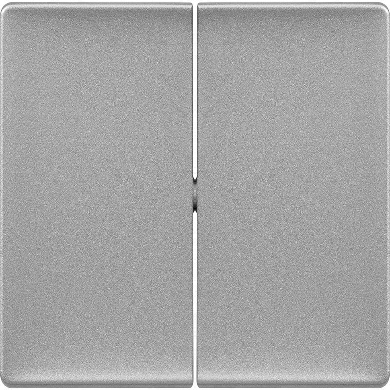 Панель лицевая Valena Life для 2-кл. выкл. алюм. Leg 755022