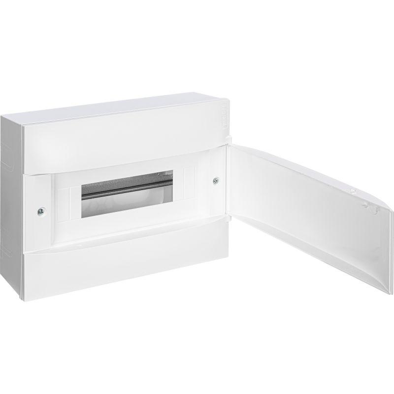 Practibox S Пластиковый щиток Навесной (ЩРн-П) 1X12 Белая дверь (135601)