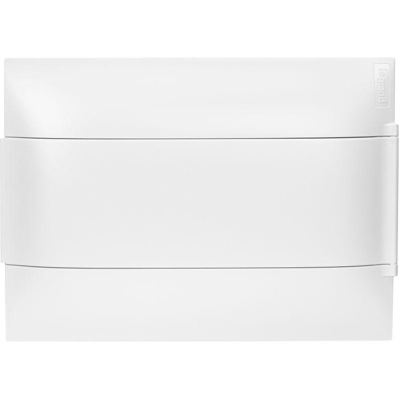 Practibox S Пластиковый щиток Встраиваемый (ЩРв-П) 1X12 Белая дверь (135541)