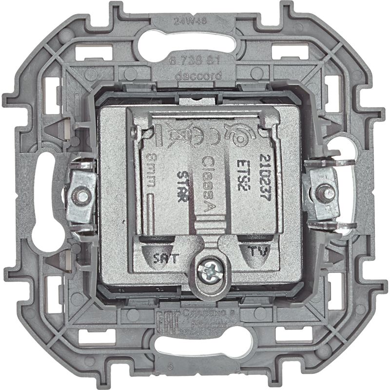Розетка TV/SAT звезда INSPIRIA слоновая кость