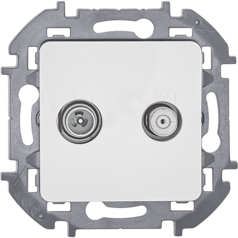 Розетка TV/SAT звезда INSPIRIA белый