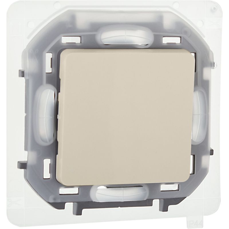 Переключатель IP44 INSPIRIA 10 AX 250 В~ слоновая кость (673671)