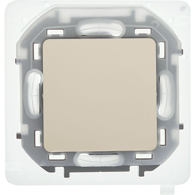 Переключатель IP44 INSPIRIA 10 AX 250 В~ слоновая кость (673671)