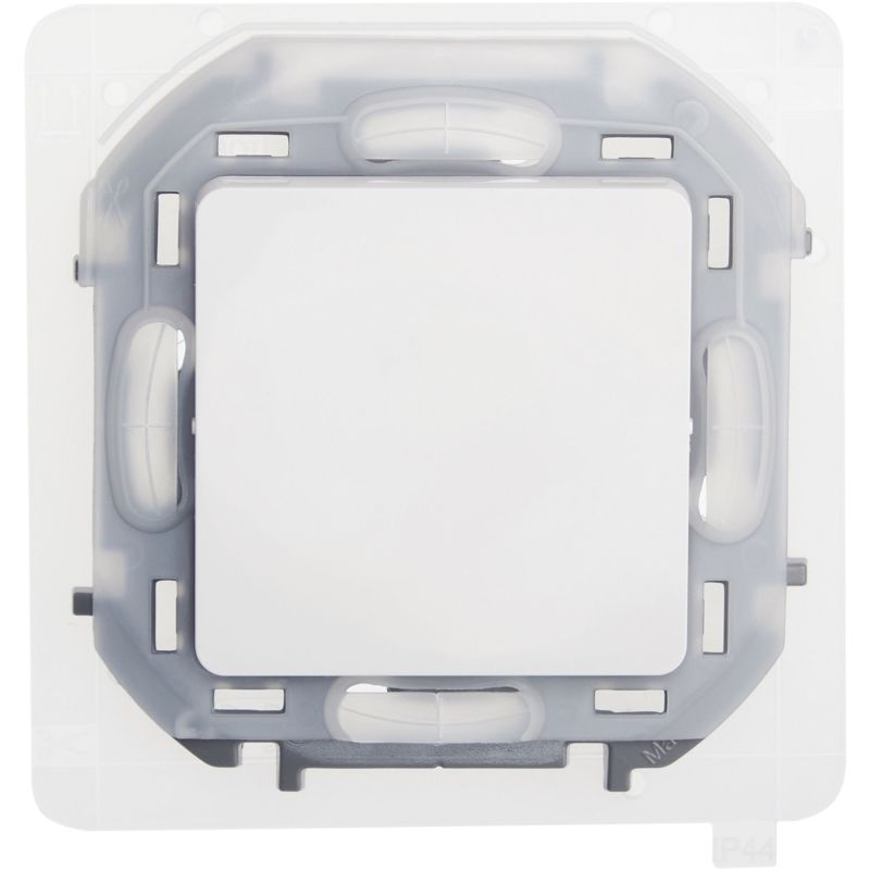 Переключатель IP44 INSPIRIA 10 AX 250 В~ белый (673670)