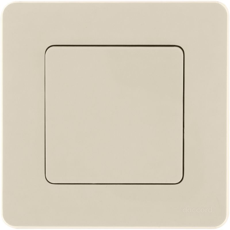 Переключатель без фиксации (кнопка) с Н.О./Н.З. контактом INSPIRIA 6 A 250 В~ слоновая кость (673691)