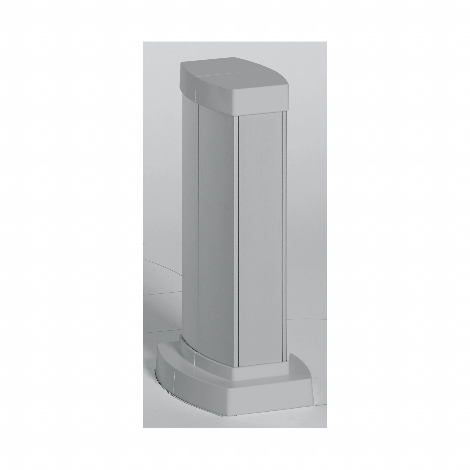 Snap-On мини-колонна алюминиевая с крышкой из алюминия, 2 секции, высота 0,3 метра, цвет алюминий (653021)