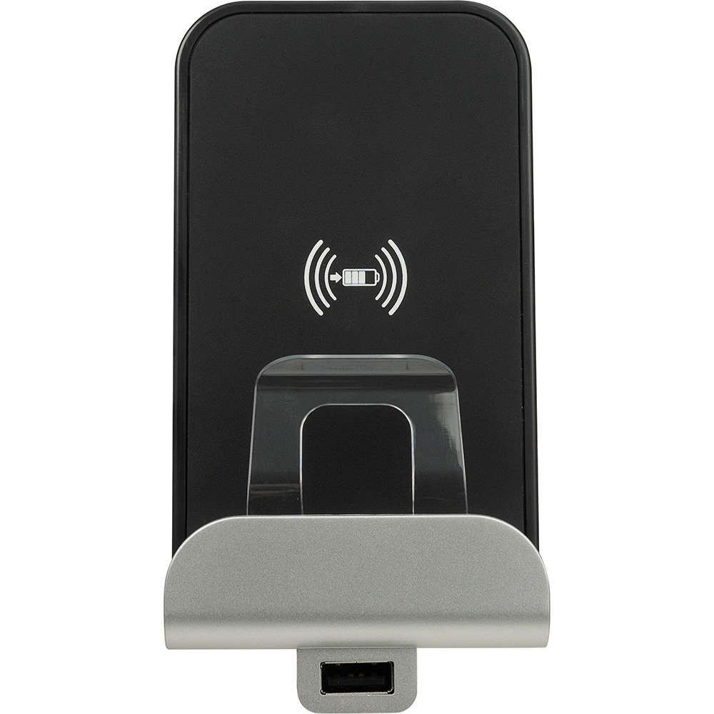 Valena Life.Беспроводное зарядное устройство Qi 1А с дополнительным разьемом USB A 5В 2,4А. (753114)