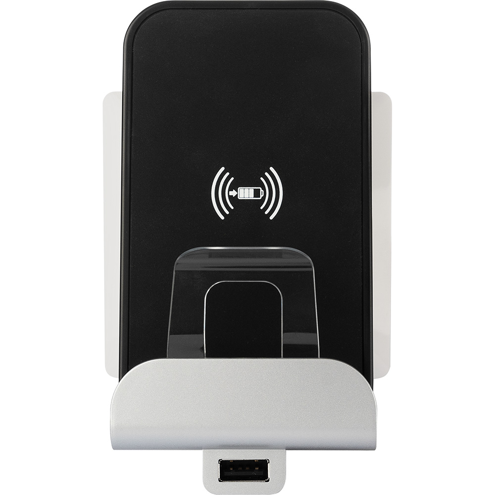 Valena Life.Беспроводное зарядное устройство Qi 1А с дополнительным разьемом USB A 5В 2,4А. (753114)