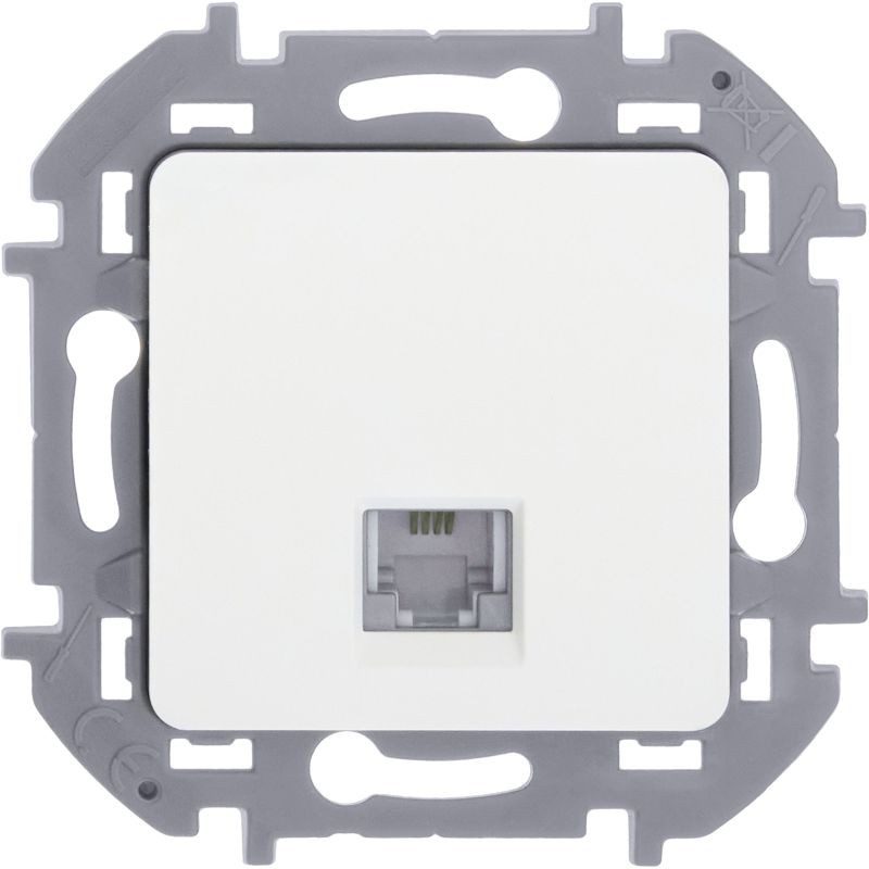 Розетка телефонная Inspiria RJ11 механизм бел. Leg 673820