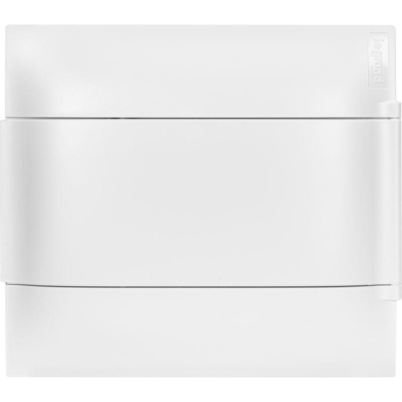 Practibox S Пластиковый щиток Встраиваемый (ЩРв-П) (в полые стены) 1X8 Белая дверь (134568)