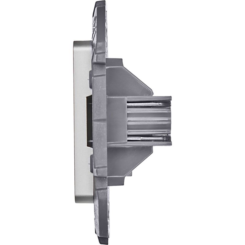 Розетка телефонная Inspiria RJ11 механизм алюм. Leg 673822