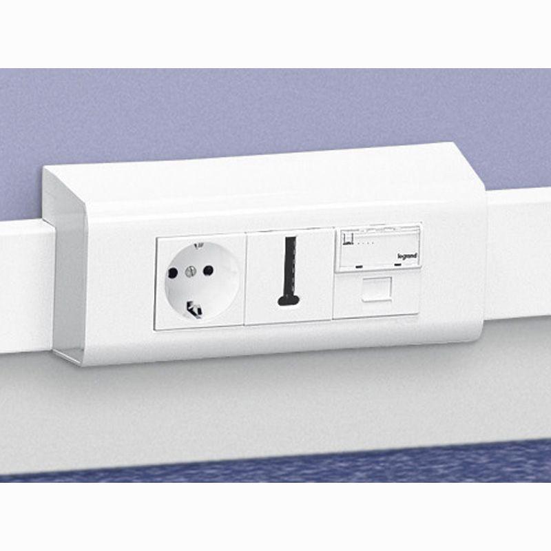 Суппорт 6мод. Mosaic для кабель-канала 60х20 75х20 Leg 030560