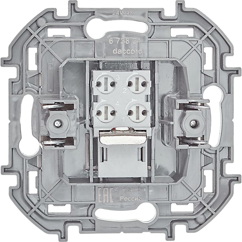Розетка телефонная Inspiria RJ11 механизм сл. кость Leg 673821