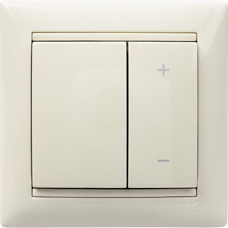 Механизм светорегулятора кнопочного СП Valena 600Вт сл. кость Leg 774174