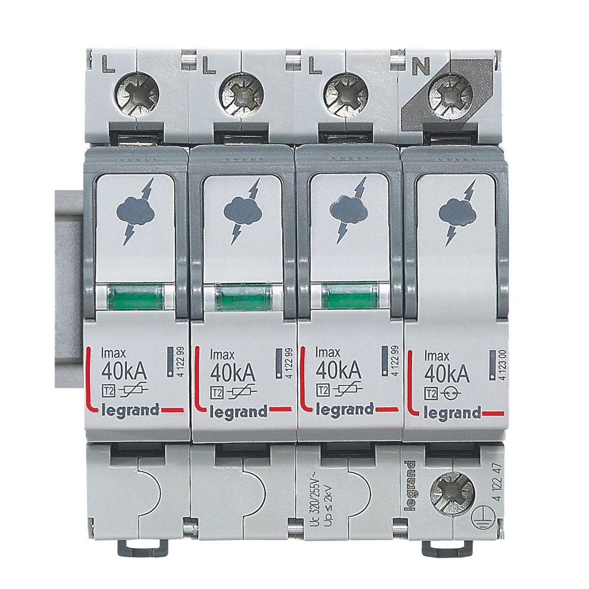 УЗИП T2 40KA 3P+N (412247)