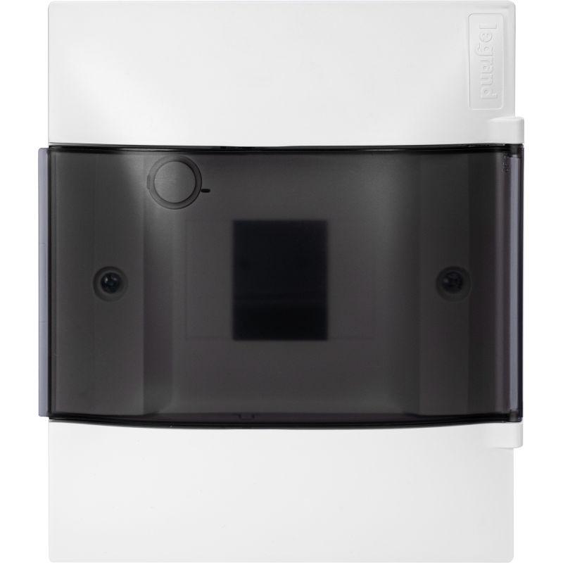 Practibox S Пластиковый щиток Встраиваемый (ЩРв-П) (в полые стены) 1X4 Дымчатая дверь (134574)