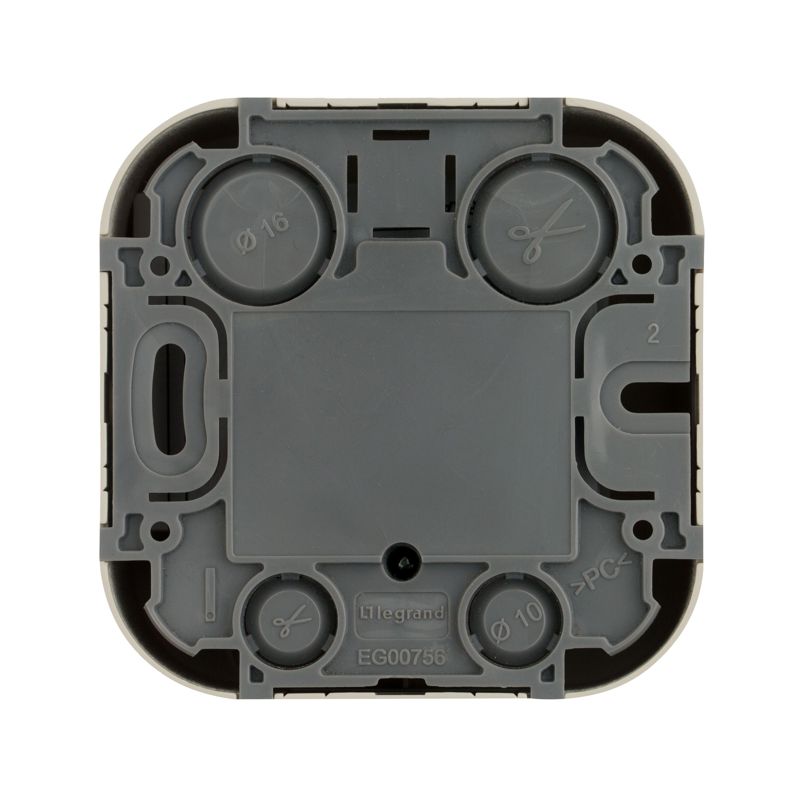 Розетка TV 1-м ОП "звезда" Quteo сл. кость Leg 782245