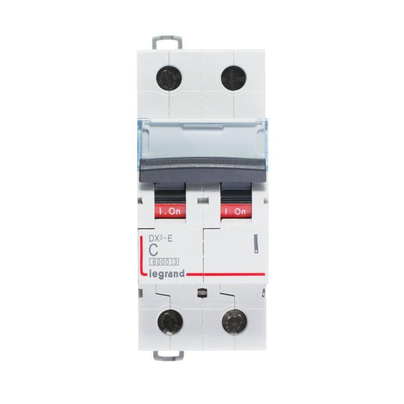 Выключатель автоматический модульный 2п C 32А 6кА DX3-E 6000