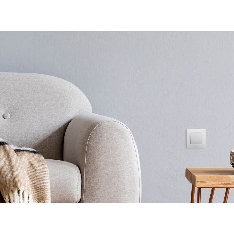 Механизм выключателя 1-кл. СП Etika 10А IP20 250В 10AX безвинт. зажимы бел. Leg 672201