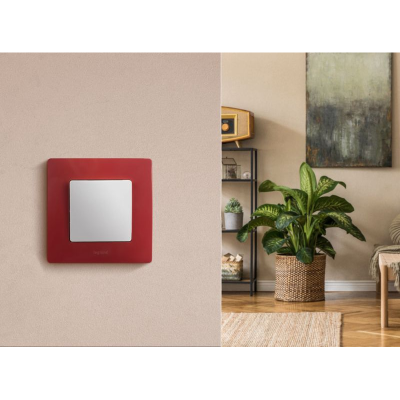 Механизм выключателя 1-кл. СП Etika 10А IP20 250В 10AX безвинт. зажимы бел. Leg 672201