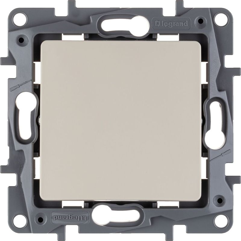 Механизм выключателя 1-кл. СП Etika 10А IP20 250В 10AX безвинт. зажимы сл. кость Leg 672301