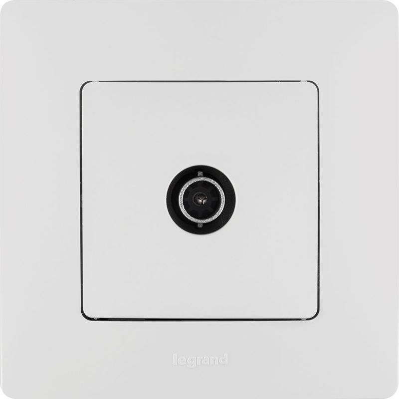 Механизм розетки TV СП Etika с топологией "звезда" 2дБ 0-2400 мГц бел. Leg 672251