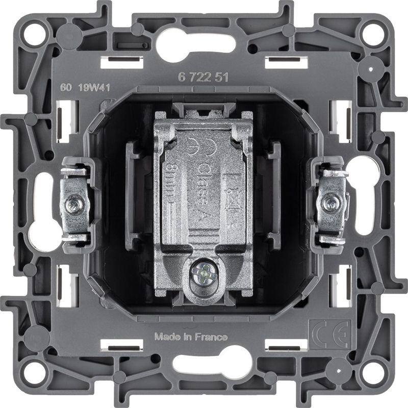 Механизм розетки TV СП Etika с топологией "звезда" 2дБ 0-2400 мГц бел. Leg 672251