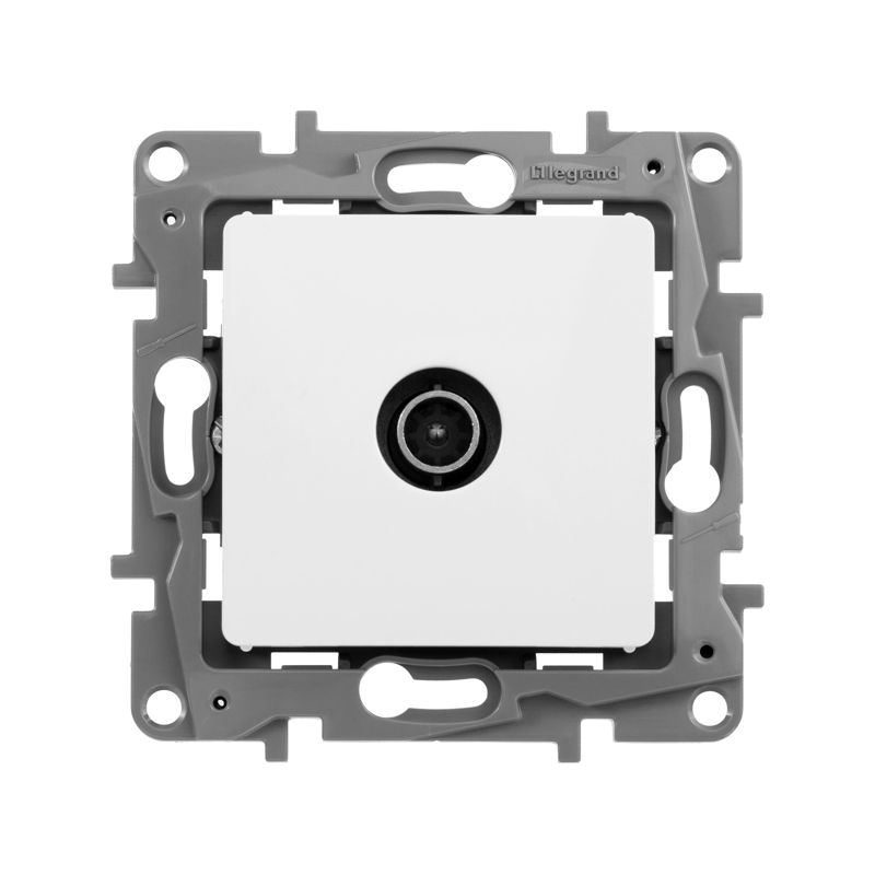 Механизм розетки TV СП Etika с топологией "звезда" 2дБ 0-2400 мГц бел. Leg 672251