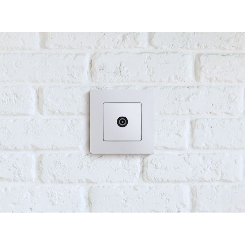 Механизм розетки TV СП Etika проходная 14дБ 5-862 мГц бел. Leg 672263