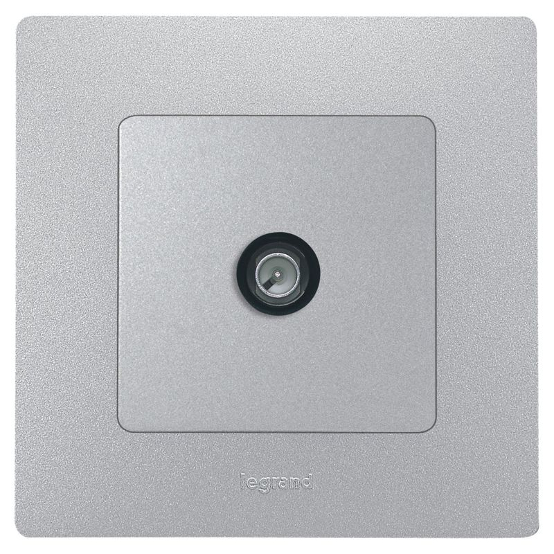 Механизм розетки TV СП Etika оконечная 5дБ 5-862 мГц алюм. Leg 672465