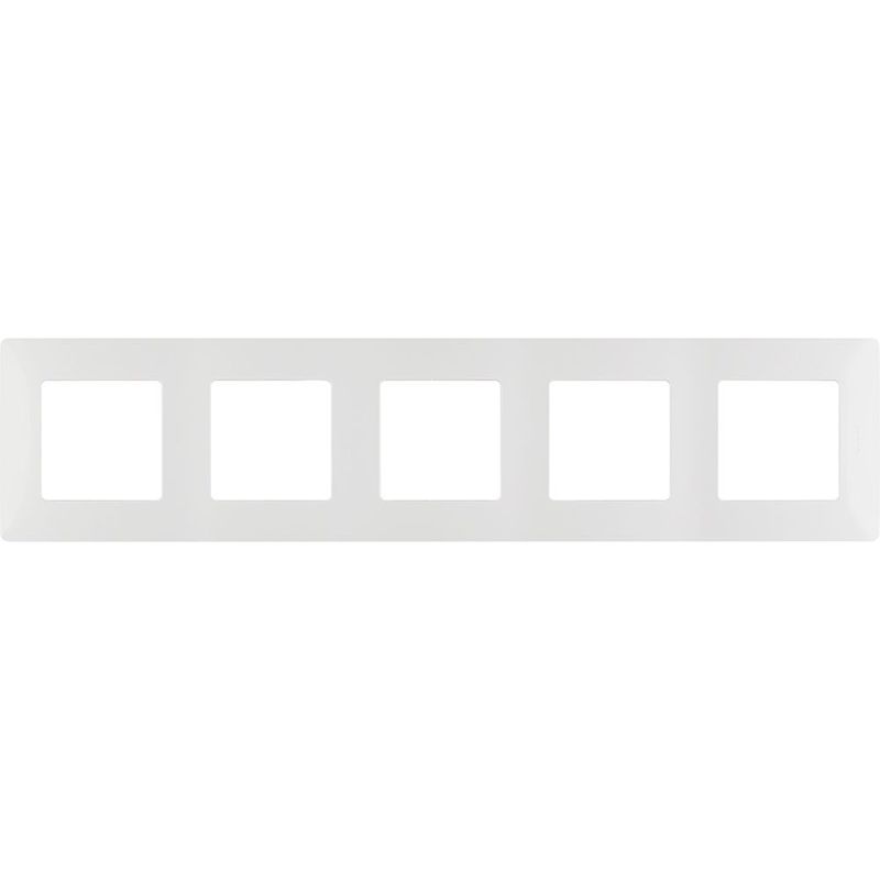 Рамка 5-м Etika бел. Leg 672505