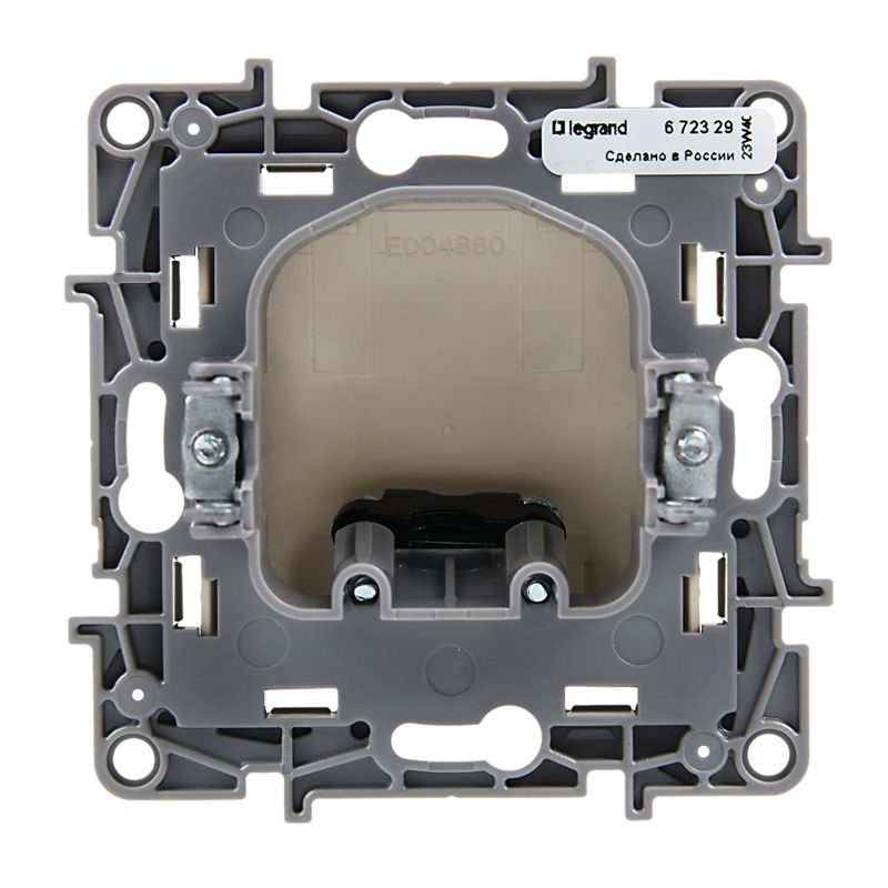 Механизм вывода кабеля СП Etika с зажимом для кабеля сл. кость Leg 672329