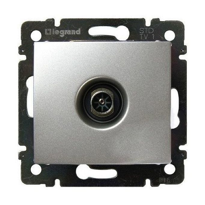 Механизм розетки TV СП Valena 2400мГц алюм. (DIY-упак.) Leg 694345