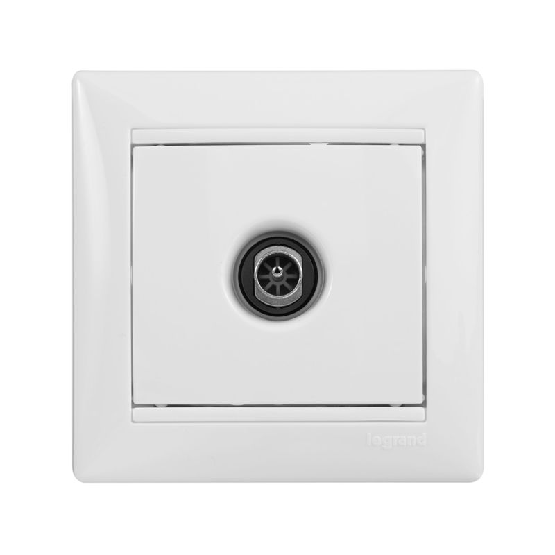 Механизм розетки 1-м TV СП Valena 2400мГц бел. (DIY-упак.) Leg 695337