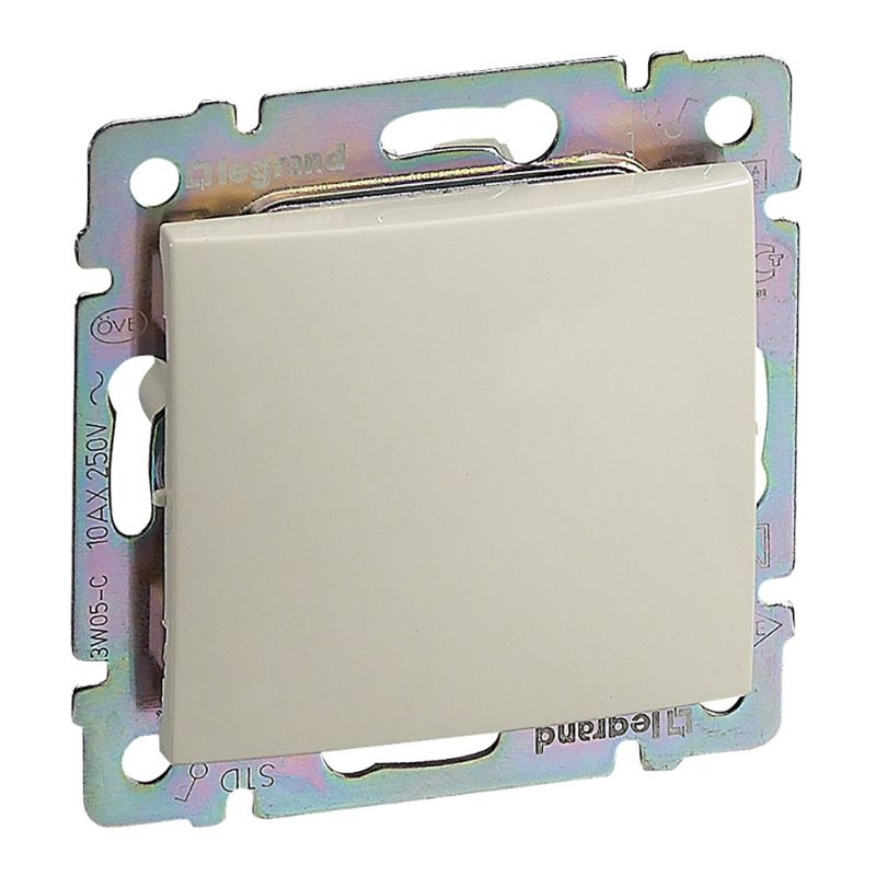 Механизм кнопки 1-клавишный СП Valena слоновая кость