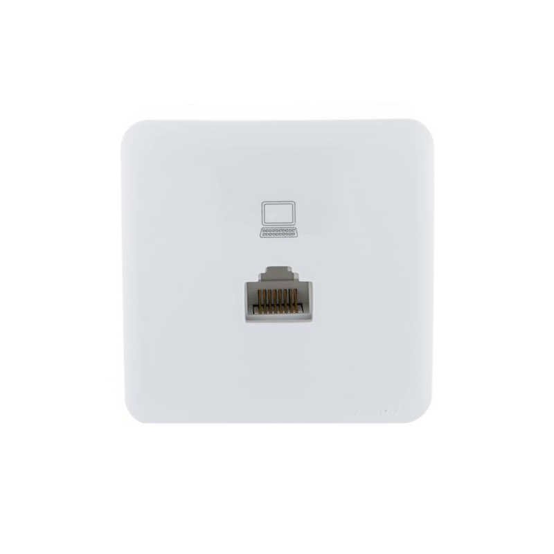 Розетка компьютерная 1-м ОП VIOLA бел. LEZARD 751-0200-139