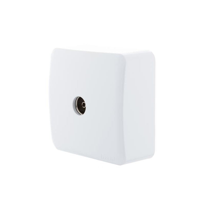 Розетка TV 1-м ОП VIOLA оконечная бел. LEZARD 751-0200-130