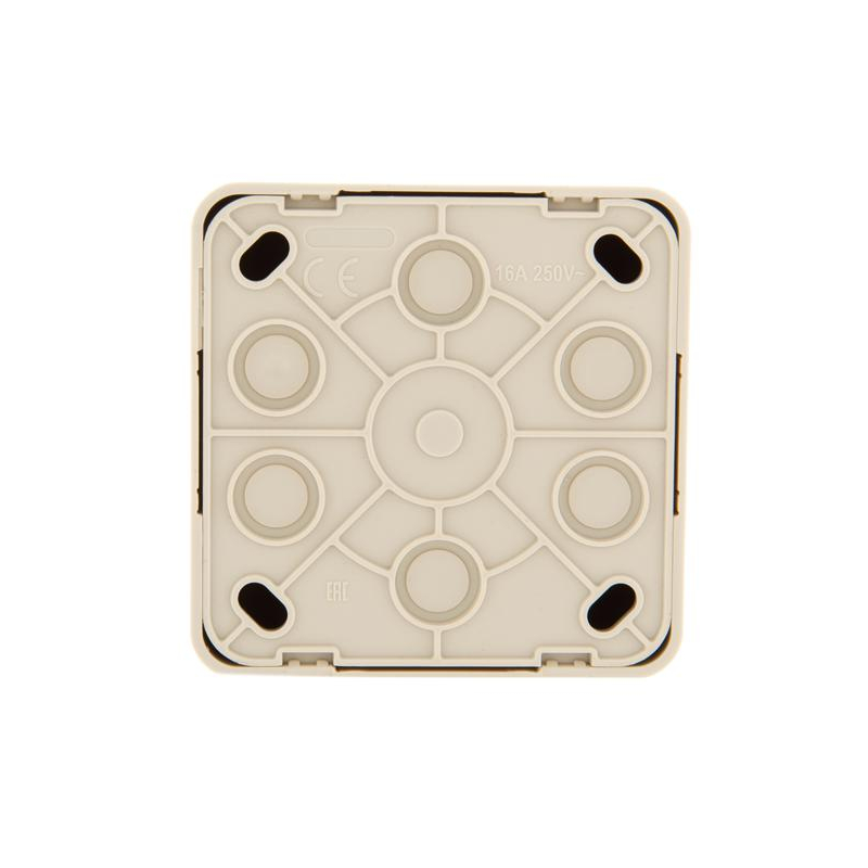 Розетка TV 1-м ОП VIOLA оконечная крем. LEZARD 751-0300-130