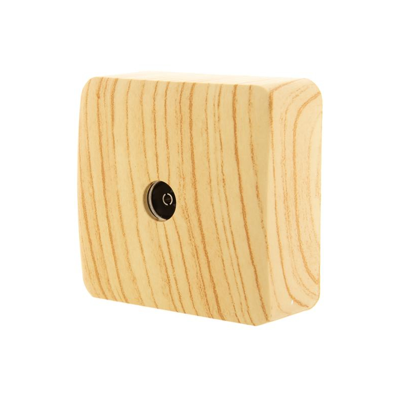 Розетка TV 1-м ОП VIOLA оконечная беленый дуб LEZARD 751-5200-130