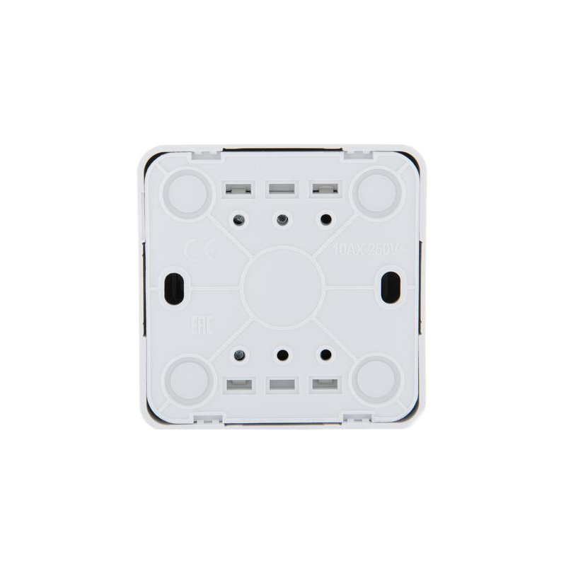 Выключатель проходной 1-кл. 1п ОП Viola 10А IP20 бел. LEZARD 751-0200-105